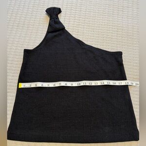 J. Crew one shoulder bow top